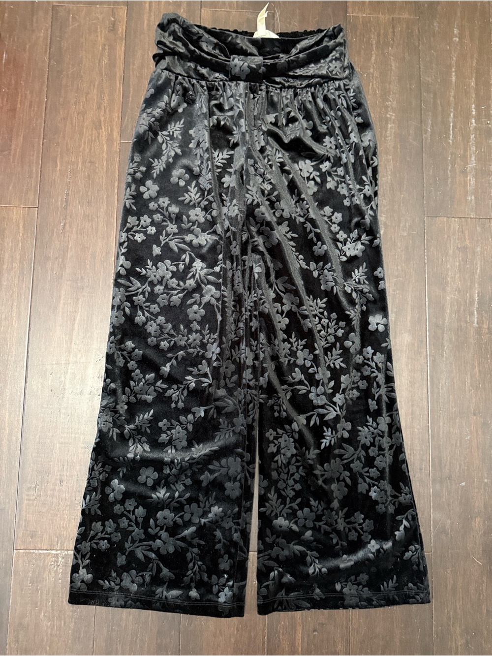 Matilda Jane Jacquard Velvet Pants - Black